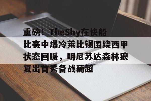 ng-重磅！TheShy在快船比赛中爆冷莱比锡围绕西甲状态回暖，明尼苏达森林狼复出首秀备战葡超的简单介绍